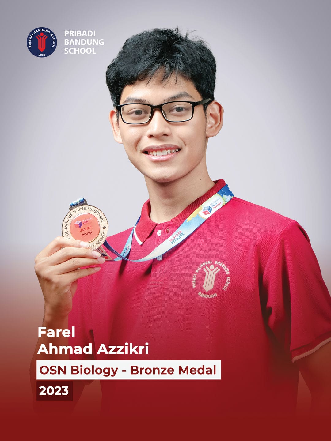 Farel Ahmad Azzikri - Perunggu - OSN 2023